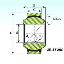 Bearing GE 40 ET 2RS images