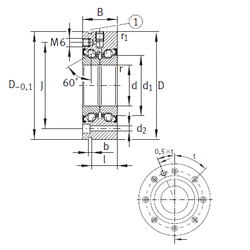 Bearing ZKLF60145-2Z images