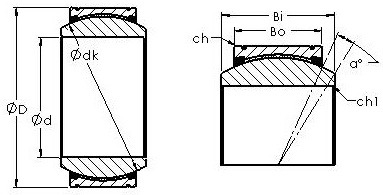 Bearing GE110XT/X-2RS images