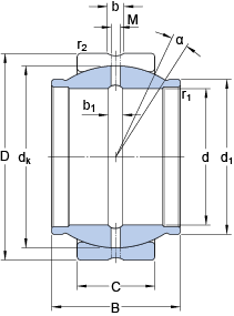 Bearing GEZM 300 ES images