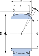 Bearing GEZ 108 TXE-2LS images