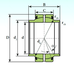 Bearing GEEM 25 ES 2RS images