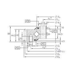 Bearing XSA 14 0414 N images