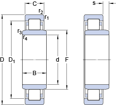 Bearing NUB 210 ECP images