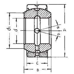 Bearing GEZ57ES-2RS images