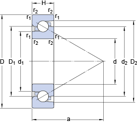 Bearing BSD 55120 C images