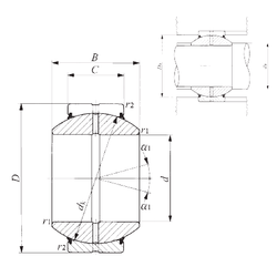 Bearing GE 110GS-2RS images