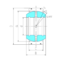 Bearing GEK60XS-2RS images