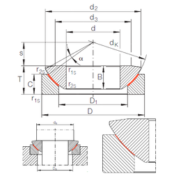 Bearing GE 45 AW images