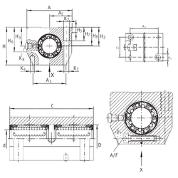 Bearing KTNS 12 C-PP-AS images