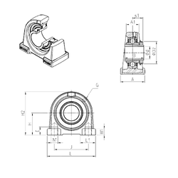 Bearing UKPAE205H images