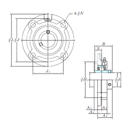 Bearing UCFC207-23 images