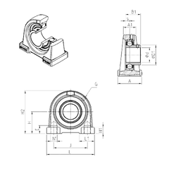 Bearing USPAE201 images