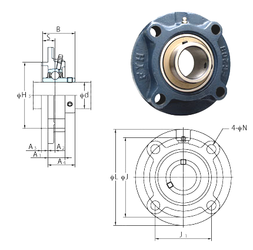 Bearing UCFCX17E images