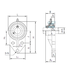 Bearing UCFK202 images