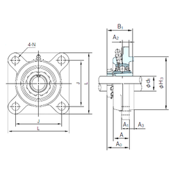 Bearing UKFS322+H2322 images