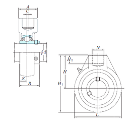 Bearing UCHA215 images