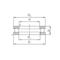 Bearing 51103 images