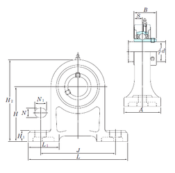 Bearing UCPH207-22 images