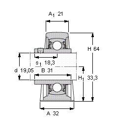 Bearing YAR 204-012-2FW/VA201 images