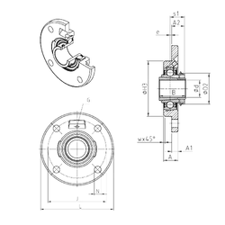 Bearing UKFCE209H images