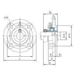 Bearing UGFC212 images