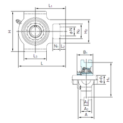 Bearing UKTX17+H2317 images