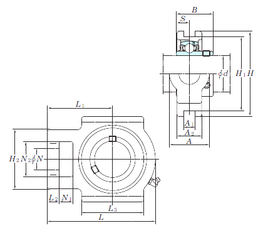 Bearing UCTX14-44E images