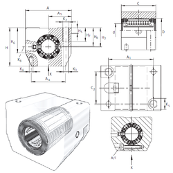 Bearing KGSNS12-PP-AS images