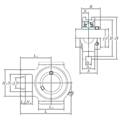 Bearing UCST204H1S6 images