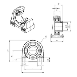 Bearing USPG212 images