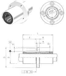 Bearing LMEFM12UU images