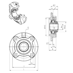 Bearing UKFC215H images