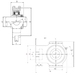 Bearing UKT212 images