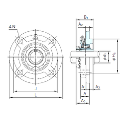 Bearing UKFCX11+H2311 images