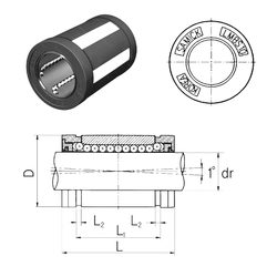 Bearing LMBS32UU images