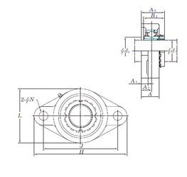 Bearing UKFLX07 images