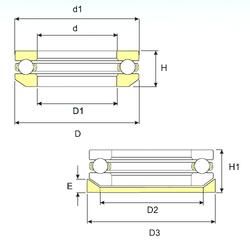 Bearing 53313 U 313 images