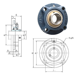 Bearing UCFCX18 images