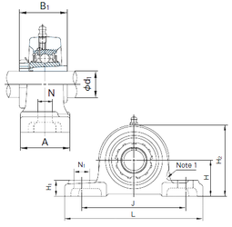 Bearing UKPX05+H2305 images