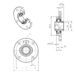 Bearing UCFCE205 images