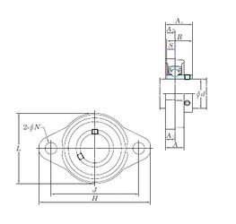 Bearing UFL000 images