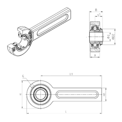 Bearing UKSP205H images