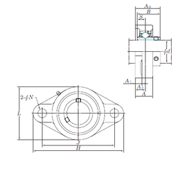 Bearing UCFL308 images