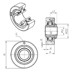 Bearing UKC328H images