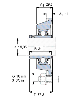 Bearing YAR 204-012-2FW/VA201 images