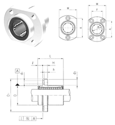 Bearing LMHP20UU images