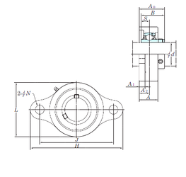 Bearing UCSFL208H1S6 images