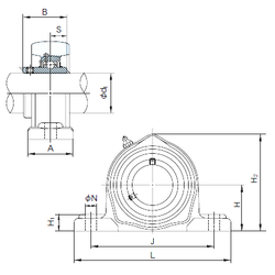 Bearing UCPK218 images