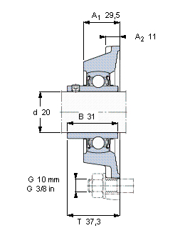 Bearing YAR 204-2FW/VA201 images